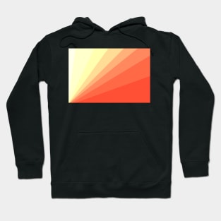 The Sun is rising, abstract sun rays print in soft colors Hoodie